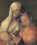 Albrecht Durer Anne with the virgin and the infant Christ oil on canvas
